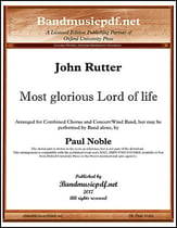 Most Glorious Lord of Life Concert Band sheet music cover